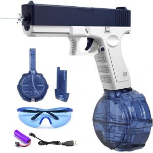 Kal-Pistolet &Agrave; Eau &Eacute;lectrique, Pistolets &Agrave; Eau Pour Enfants, Pistolet &Agrave; Eau, Pistolet &Agrave; Eau Puissant, Pistolet Enfant, Water Gun, Jouet De Combat, Pistolet A Eau Pour &Eacute;t&eacute; Ext&eacute;rieur Piscine Plage F&ecirc;te - Neuf