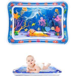 Kalanka-Tapis Eau Bebe Eveil, Tummy Time Tapis D'eau Bébé Gonflable, Tapis Sensoriel Bébé Pour Tout-Petits, Cadeau Bebe Jouet Bebe 3 6 9 12 Mois - Neuf