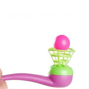 Jeu De Pissenlit Avec Sifflet, Jeu De Souffle, Jeu De Balle À Souffler, Entraînement Pulmonaire, Balle D'entraînement Respiratoire, Jouet D'adresse À Balle Flottante Pour La Vie Quotidienne - Neuf