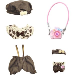 KALANKA-Poupées Vêtements, Vêtements de poupée en Peluche de 17 cm, Accessoires pour poupées, pour poupées 17 cm (E-Non Inclus avec des Jouets en Peluche) - Neuf