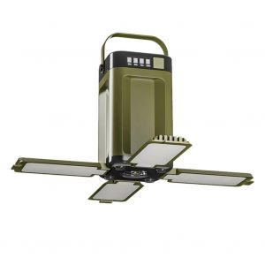 Lanterne Rechargeable Batterie Externe Lanterne De Camping Solaire Lampe De Poche Portable Étanche Lumière De Tente Led Pour Camping Randonnée-- - Neuf