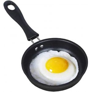 Jexnovashop-Mini Poêle À Frire Pour Un ?Uf, 12 Cm, Mini Poêle À ?Ufs Avec Poignée, Résistante À La Chaleur, Anti-Adhésive, Portable, Pour Le Camping, La Cuisson À Induction - Neuf