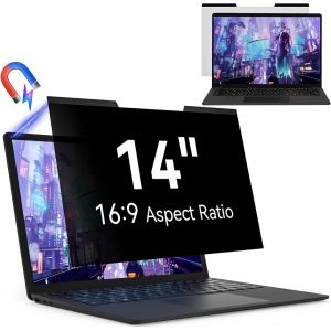 acdsgd-Magn&eacute;tique Filtre de Confidentialit&eacute; 14 Pouces 16:9 pour &eacute;cran Ordinateur Portable, Amovible Protection D'&eacute;cran Anti Lumiere Bleue Compatible avec Dell/ASUS/HP/Acer/Lenovo/Thinkpad/Samsung/Sony - Neuf