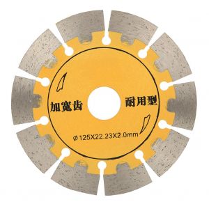 Lames de scie en alliage pour pierre, ceramique, marbre et beton, diametre 125 mm - Neuf