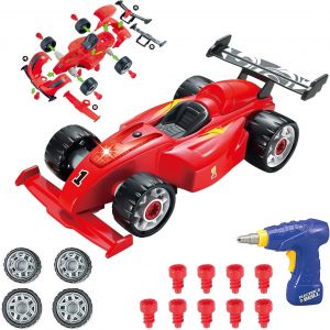 ERYI-Voiture Amovible 3 En 1 Pour Garçon Avec Perceuse Électrique, 43 Pièces, Jouet De Construction, Camion, Construisez Votre Propre Voiture Avec Des Outils, Enfants De 3-8 Noir - Neuf