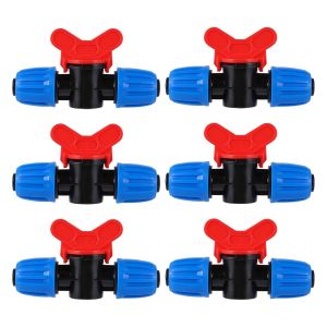 Vanne D'arr&ecirc;t D'irrigation Goutte &agrave; Goutte &agrave; Manchon 1/2 Carte Avec Verrouillage Pour 1/2 Pouce (diam&egrave;tre Ext&eacute;rieur 0620 Pouce Diam&egrave;tre Int&eacute;rieur 0520 Pouce). In) Valve, (6 Pi&egrave;ces Bleu) - Neuf