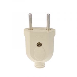 Prise de remplacement mâle femelle Standard européen,trou rechargeable,rallonge d'alimentation bipolaire,connecteur de câble Euro - Type male #B - Neuf