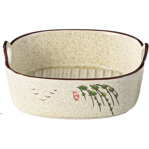 Kalanka-Plat À Gratin En Céramique Avec Poignées - Moule À Four Pour Lasagnes, Tiramisu - Petit Moule À Pâtisserie - Neuf