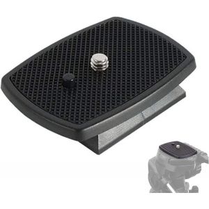 Plateau Rapide T&ecirc;te de Tr&eacute;pied,Laque Fixation Rapide pour Tr&eacute;pied Universelle,Plateau Rapide pour Appareil Photo,Plateau Rapide T&ecirc;te de Tr&eacute;pied(Q242) - Neuf