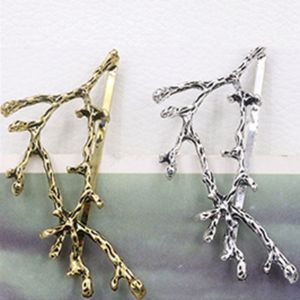 Pince A Cheveux Vintage En Alliage, Jolie Corne De Cerf, Pour Femme Et Fille, Accessoire (Argent) - Neuf
