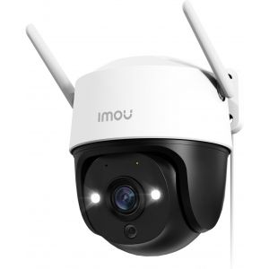 2K(3Mp) 360° Outdoor Wifi Surveillance Camera, Ptz Ip Camera Outdoor Wifi, 30M Colour Night Vision, Ai Person Detection, Intelligent Tracking, Ip66 Waterproof, Two-Way Audio, Siren - Neuf