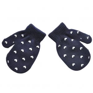 Gants Anti-Rayures Pour Nouveau-Né, 1 Paire, Mitaines Tricotées À Imprimé Étoile Et C?Ur, Hiver-4# - Neuf