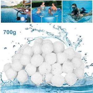 Nouveau produit,700g / 8L Boules de filtre de piscine,Boules filtrantes,Média filtrant en fibre pour filtration de l'eau de filtres à sable de piscine,respectueux de l'environnement,Lightwei - Neuf