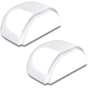 Lot de 2 butées de porte en caoutchouc - 4,2 x 2,2 x 3,8 cm (L x H x P) - Auto-adhésif,inodore,transparent - Neuf