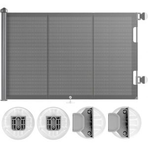 Barrière De Sécurité Rétractable Sans Percage,Barrières D`Escaliers Et De Portes Pour Bébés Enfant Et Chiens,0-150 Cm.[U3] - Neuf