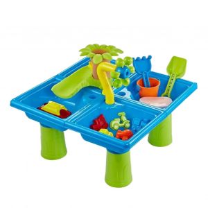 Table de jeux aquatiques avec activit&eacute;s, ensemble de jeux de plage et jouet de jardin &eacute;ducatif - Neuf