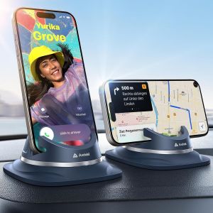 JGD-Support de t&eacute;l&eacute;phone portable pour voiture [2024 facile &agrave; utiliser] Support de t&eacute;l&eacute;phone portable pour tableau de bord pour iPhone 16/15/14/13/12/11 Pro Max, Samsung S24 Ultra S23 - Neuf