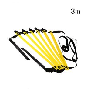 Échelle D'agilité Réglable Pour Le Sport,Football,Sangle En Nylon,Échelle De Saut,Vitesse,Fitness,Coordination Linge,Outil D'entraînement D'échauffement -3m 6rung - Neuf