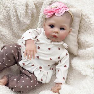 Poup&eacute;e b&eacute;b&eacute; reborn r&eacute;aliste, 45 cm, poup&eacute;e fille douce, cadeau de No&euml;l pour enfants (3 ans et plus). - Neuf