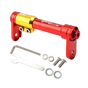 Muqzi Bike Easy Wheels Barre D'extension Pour Vélo Pliant Brompton (Rouge) - Neuf