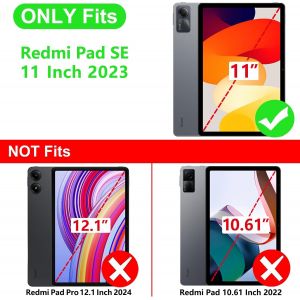 Pour Xiaomi Redmi Pad Se Coque Enfants Antichoc,Housse &Eacute;tui Pour Redmi Pad Se 11 Pouces 2023,Noir[Coq9129867] - Neuf