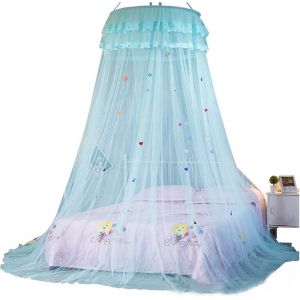 Kal-Ciel De Lit, Moustiquaire Pour Lit Rond Pour Filles - Convient Pour Un Lit De 1,5 M - Neuf