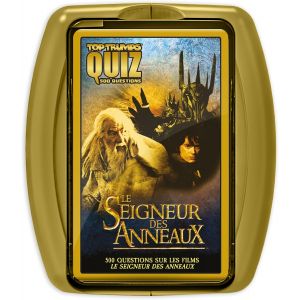 Chenquansarl-Quiz Le Seigneur Des Anneaux - 500 Questions Illustr&eacute;es - Jeu De Soci&eacute;t&eacute; - Jeu De Cartes - Format Voyage - A Partir De 8 Ans - 2 &Agrave; 6 Joueurs -Version Fran&ccedil;a - Neuf