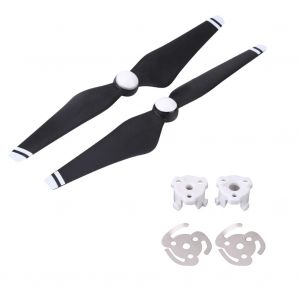 2 Paires D'helices Autobloquantes 9450s Pour Drone Dji Phantom 4 (Noir Et Blanc)-Qhfen - Neuf
