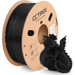 ChenQuanSarl-Filament Pla+ De 1,75 Mm, Filament Pla Plus R&eacute;sistant Et R&eacute;sistant Pour La Plupart Des Imprimantes 3D Fdm, Noir - Neuf