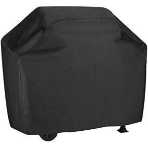 KAL-Housse De Barbecue À Gaz Étanche Housse De Barbecue Noire Large 210D Barbecue À Charbon De Bois Extérieur Gill Housse De Protection De Weber Brinkmann Char Broil Noir (M 100 * 60 * 150Cm) - Neuf
