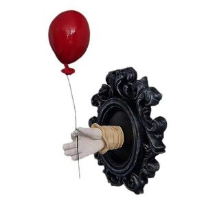 Halloween Gothique Main Statue Maison Mur Clé Bijoux Pendentif - Neuf