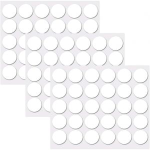 162 Pi&egrave;ces Cache Vis,Cache Vis Blanc,Cache Vis Adhesif,Cache Trou Blanc,Cache Trou,Vis Trou Autocollants,Cache Trou Meuble,pour Armoires,Tiroir,Table,Diam&egrave;tre 21mm - Neuf