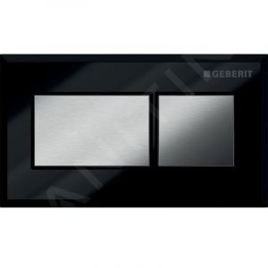 Syst&egrave;mes De Chasse D'Eau - D&eacute;clenchement &agrave; Distance Pneumatique, Pour Rin&ccedil;age Double Touche, Noir / Chrome 116.051.kv.1 - Geberit - Neuf