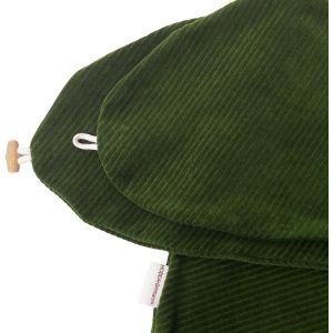 Trahoo-Housse De Coussin D`Allaitement Pour Oreiller D`Allaitement 190cm En Différentes Couleurs Et Dessins De (Velours Côtelé Vert Mousse) - Neuf