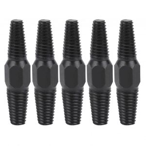 XYONG Extracteur de tuyau d'eau casse, lot de 5, 3/4 po, 1/2 po, double tete, en acier a haute teneur en carbone, pour retirer les tubes endommages - Neuf