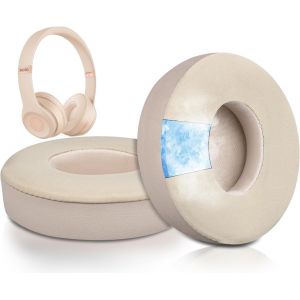 KAL-Gel De Refroidissement Mousse Coussin Coussinets Pour Beats Solo 2 & Solo 3 Sans Fil On-Ear Casque, Coussinets D'Oreille Avec Mousse Isolante Haute Densité Pour Réduire Le Bruit - Neuf