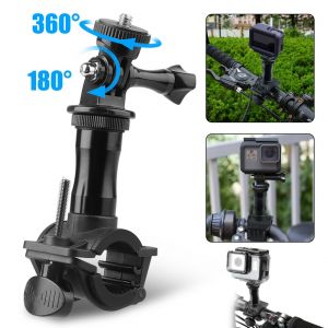 Pince De Support De Guidon De Vélo Moto, Pour Gopro 4/5/6/7/8 - Neuf
