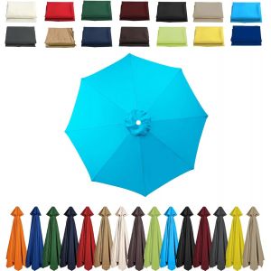 2 m,2,3 m,2,5 m,2,7 m,3,0 m-Housse de rechange pour parasol de terrasse,6/8 baleines-Housse en tissu-Auvent de rechange pour parasol déporté,cour,jardin.[F309] - Neuf