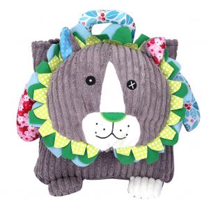 Sac a dos pour enfant, cartable de maternelle, sac a bandouliere pour bebe, motif animal de dessin anime, lion - Neuf