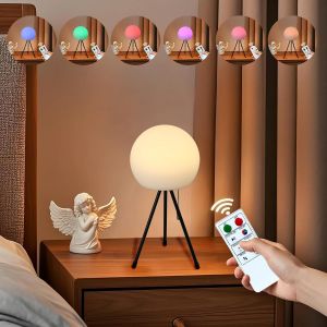 Kal-Batterie Outdoor Lampe De Table Avec 8 Couleurs Rgb Dimmable Sans Fil Lampe De Table Led Portable Changement De Couleur Lampe De Nuit Étanche Pour Extérieur Jardin Chambre Camping - Neuf