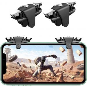 Pubg Jeu Mobile Contrôleur De Déclencheur, Téléphone Mobile Contrôleurs L1r1 Bouton Déclencheur Sensible Tirer Et Viser Pubg/Règles De Survie Pour Android Et Ios (1 Paire) - Neuf