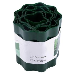 Cl&ocirc;ture De Jardin En Plastique Cl&ocirc;ture Ondul&eacute;e Cl&ocirc;ture De Jardin Jardin Cl&ocirc;ture De Pelouse D&eacute;coration 15cmx9m - Neuf