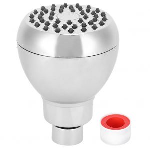 HJLIAN Pommeau de douche haute pression reglable en metal, rotule rotative, montage mural, pulverisateur superieur sous pression - Neuf