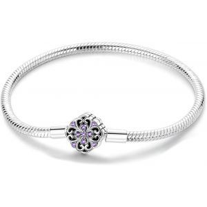 Eryi-925 Bracelet Serpent En Argent Sterling Pour Femme, Cadeau Élégant De Bijoux Pour La Fête Des Mères, La Saint-Valentin, L'anniversaire & Noël Hypoallergénique - Neuf