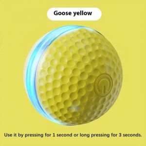 Jouets Intelligents Pour Chat,Balles Automatiques Interactives Pour Animaux De Compagnie,Teaser Électrique Roulant,Rechargeable Par Usb,Balle Rebondissante Mobile,Souris,Voiture,Jo.Yellow F. - Neuf