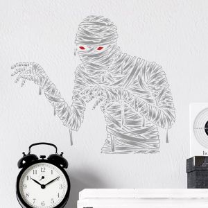 3d Halloween Stickers Muraux, Momie D'halloween Stickers Muraux Amovibles Et Effrayant Halloween Décoration Murale Pour La Chambre, Halloween Fenêtre De Stickers Et Autocollants De Voiture - Neuf