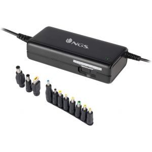 Ban - Chargeur Universel Manual 90 W pour Ordinateur Portable, Chargeur avec 11 Adaptateurs Compatibles avec HP, Dell, ASUS, Lenovo, Acer - Neuf