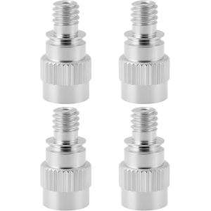 Kal-Adaptateur De Valve Schrader Av Vers Français 4 Pièces Pour Vélo Schrader Vers Dunlop 4,8 X 7,5 X 18,5 Mm - Neuf