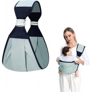 Kalanka-Porte Bébé, Écharpe De Porte-Bébé, Porte-Bébé Enveloppant, Doux Et Respirant, Écharpe Porte Bébé Réglable, Porte Bébé Respirant, Écharpe Porte Bébé Réglable Pour Nouveaux Nés Et Bébés De 3 À - Neuf