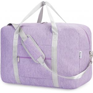 Nzqaf-Sac De Voyage Bagage Cabine Grande Pliable Sac Valise Sac Weekend Sac De Sport Pour Homme Femme 40l(Pourpre) - Neuf